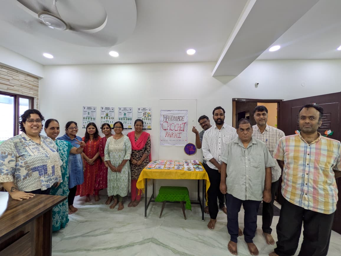 Community members gathered at the foundation