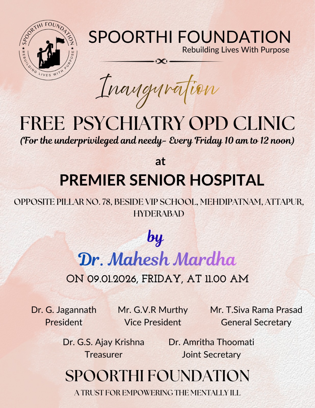 No One Should Be Denied Mental Health Care – Spoorthi Foundation